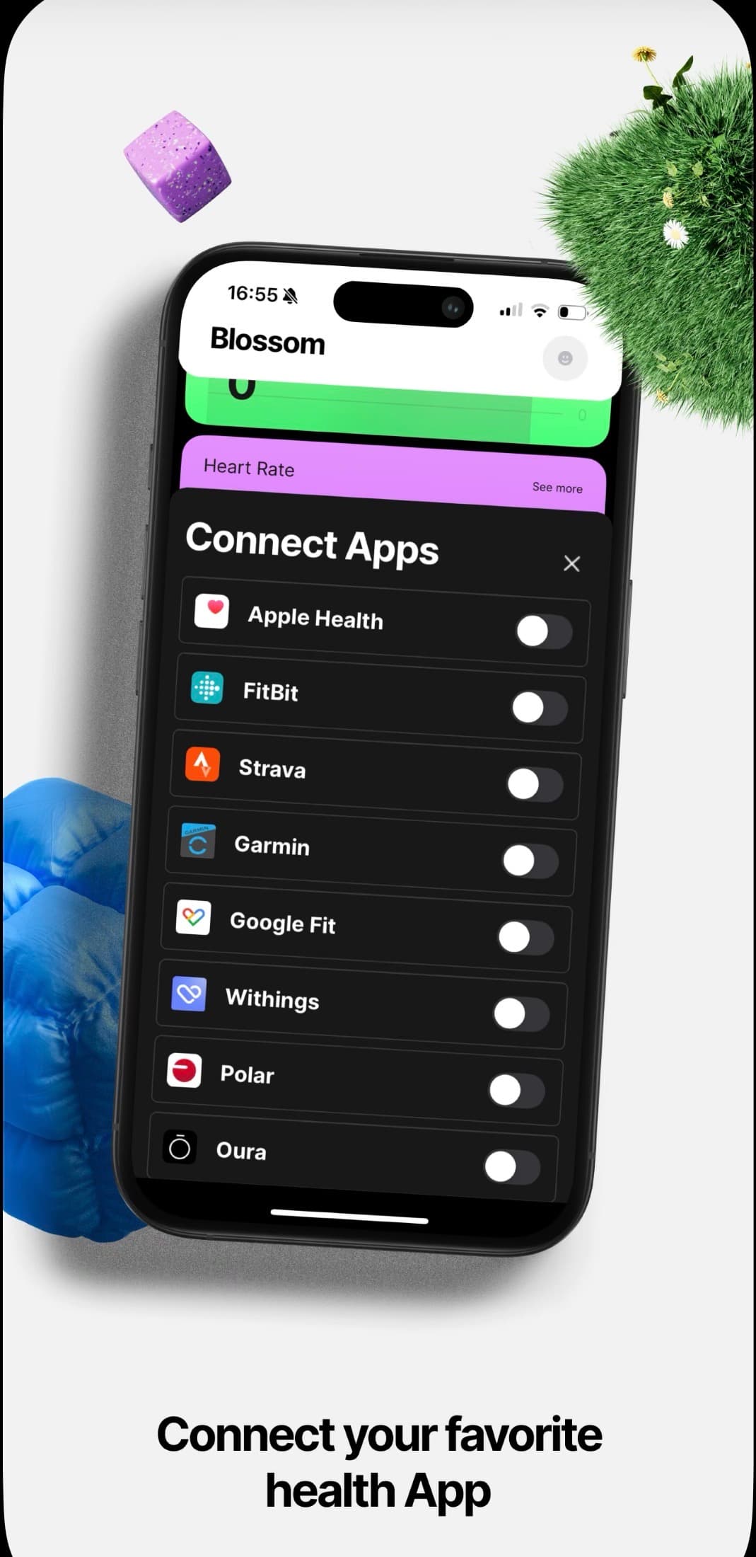 HealthBlocks feature screenshot