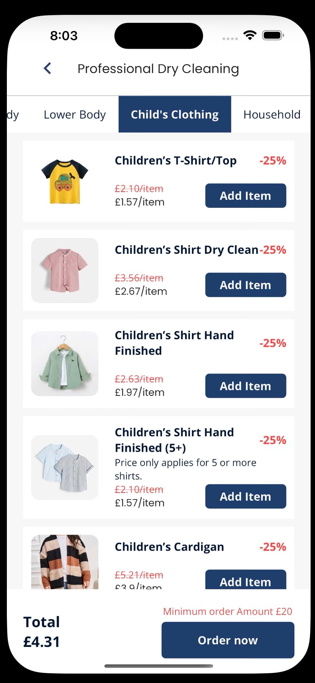Jacobs Dry Cleaners screen 3