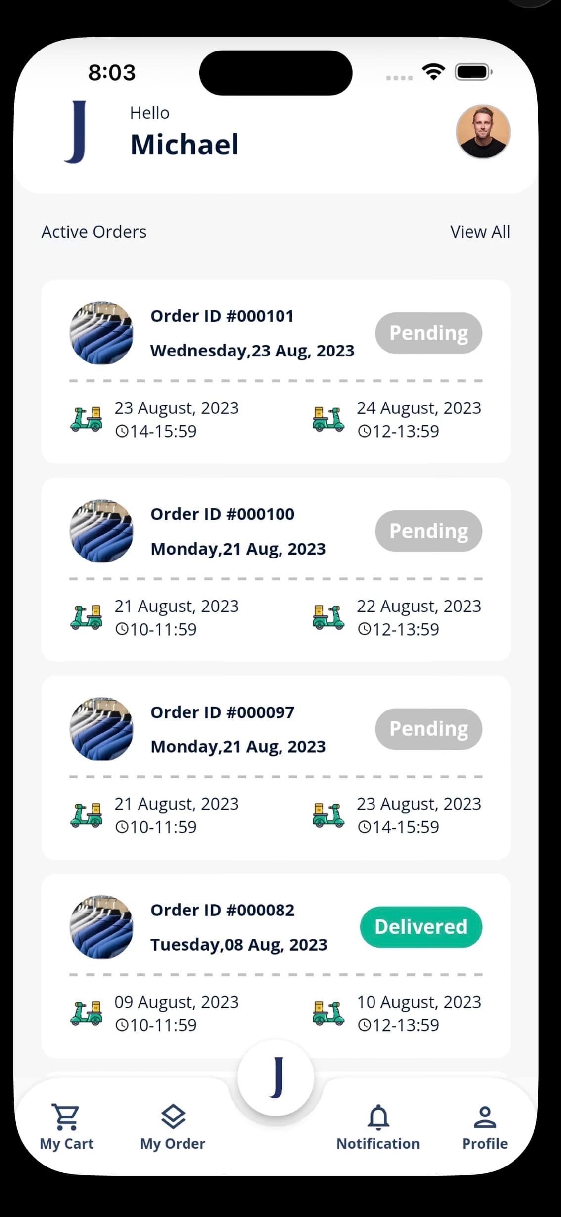 Jacobs Dry Cleaners screen 4